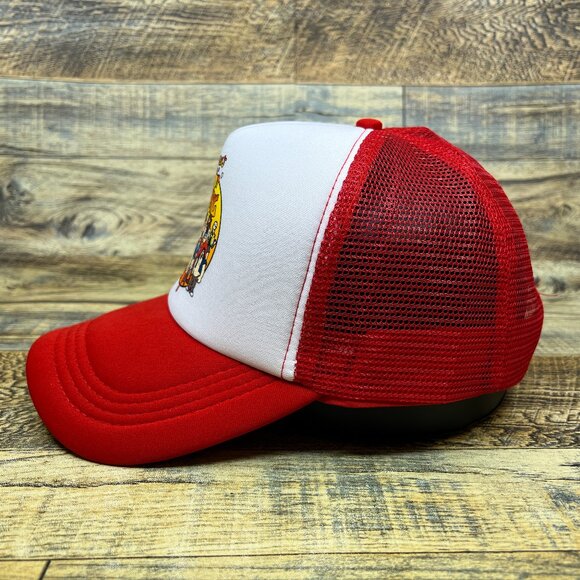 Rock 'N Wrestling Unisex Trucker Hat 80s Retro Cartoon Baseball Cap - Picture 5 of 7